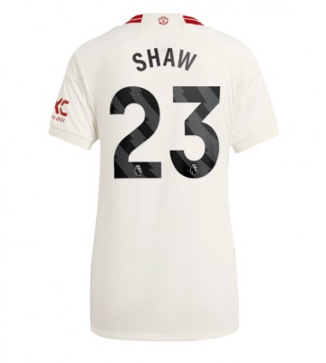Manchester United Luke Shaw #23 Tredje Tröja Dam 2023-24 Kortärmad